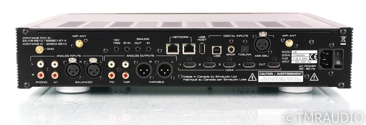 Simaudio Moon Neo 390 DAC / Streamer; Remote; MM / MC Phono MiND2; Black