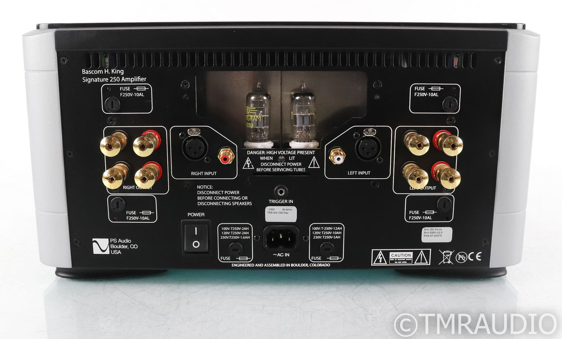 PS Audio BHK Signature 250 Stereo Hybrid Power Amplifier; Silver (Used)