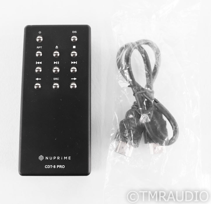 NuPrime CDT-8 Pro CD Transport; Remote; Black; CDT8