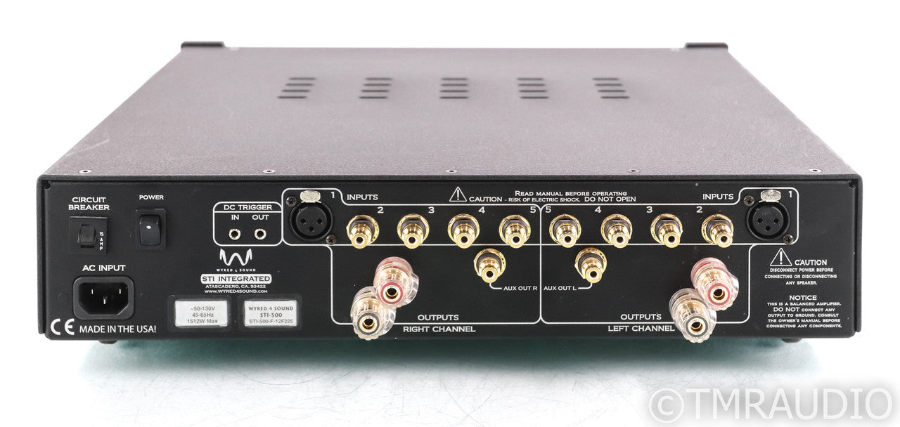 Wyred 4 Sound STI-500 Stereo Integrated Amplifier; ST Integrated; STI500; Black