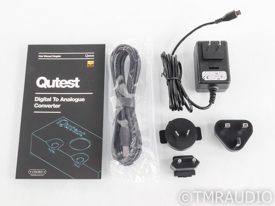 Chord Electronics Qutest DAC; D/A Converter; Black