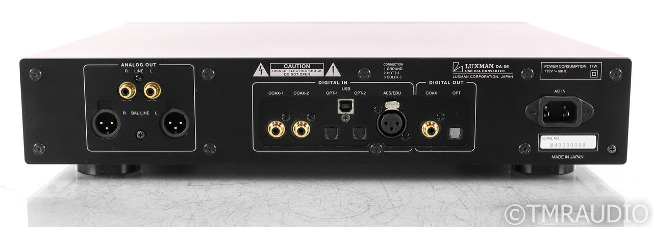 Luxman DA-06 DAC; D/A Converter; Silver