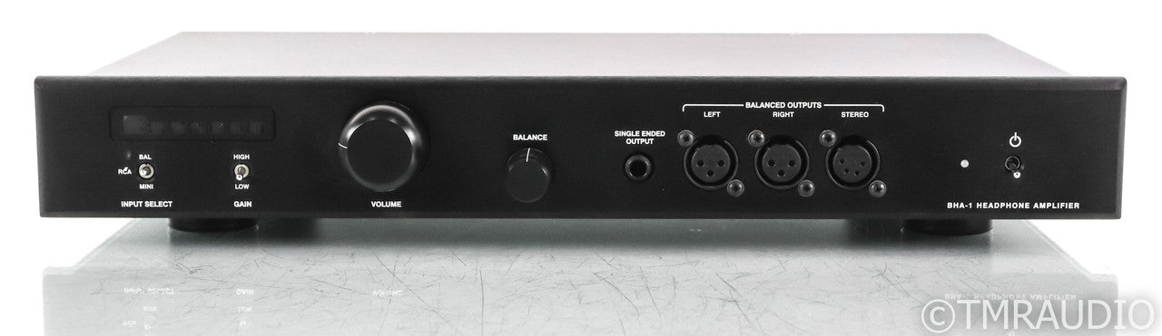 Bryston BHA-1 Headphone Amplifier; BHA1; Black; 17" Faceplate