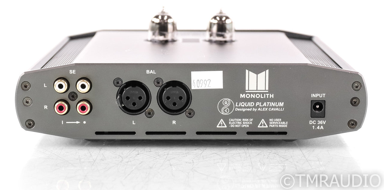 Monoprice Monolith Liquid Platinum Tube Headphone Amplifier; Alex Cavalli