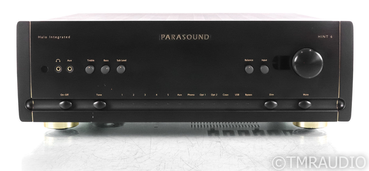 Parasound Halo HINT 6 2.2 Channel Integrated Amplifier; Black; MM / MC Phono
