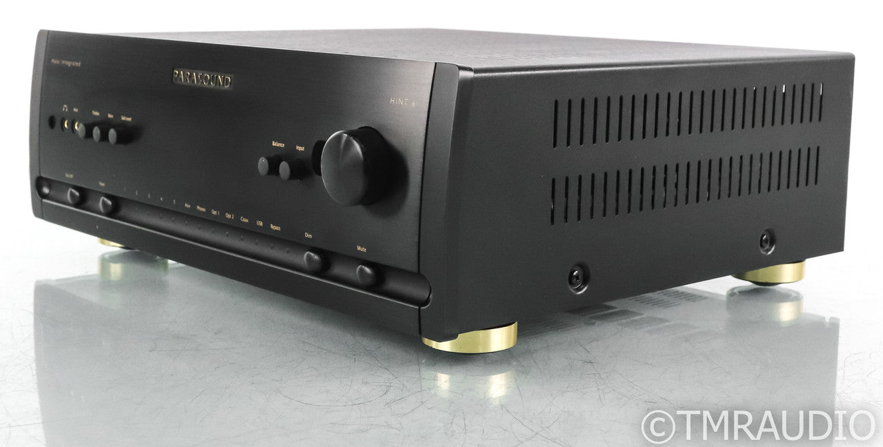 Parasound Halo HINT 6 2.2 Channel Integrated Amplifier; Black; MM / MC Phono