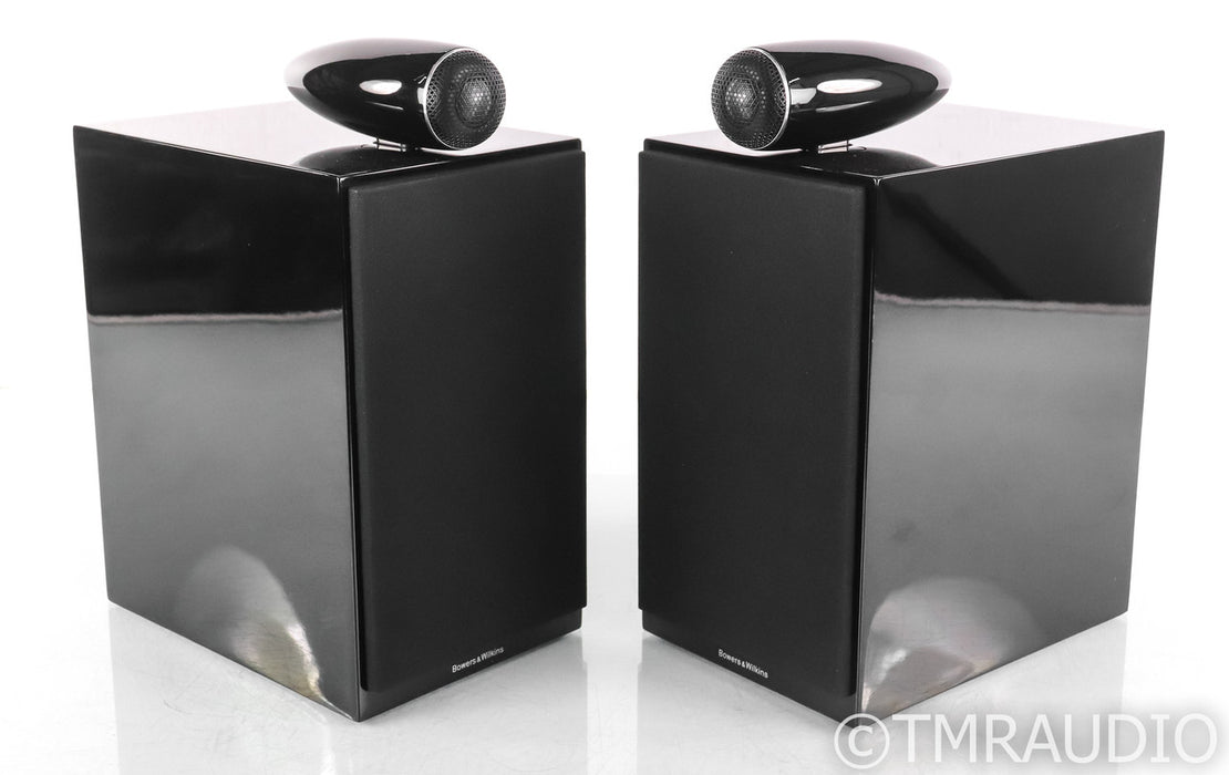 B&W 705 S2 Bookshelf Speakers; Gloss Black Pair