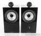 B&W 705 S2 Bookshelf Speakers; Gloss Black Pair
