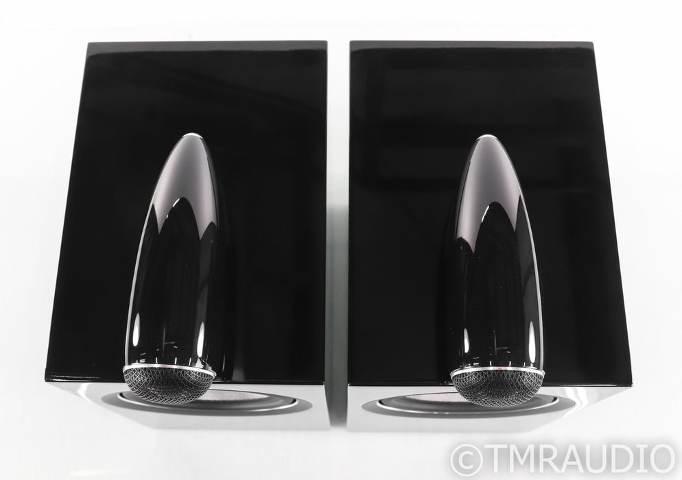 B&W 705 S2 Bookshelf Speakers; Gloss Black Pair