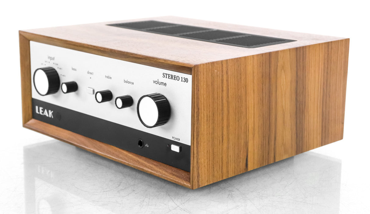 Leak Stereo 130 Stereo Integrated Amplifier; DAC; USB; MM Phono; Walnut Cabinet