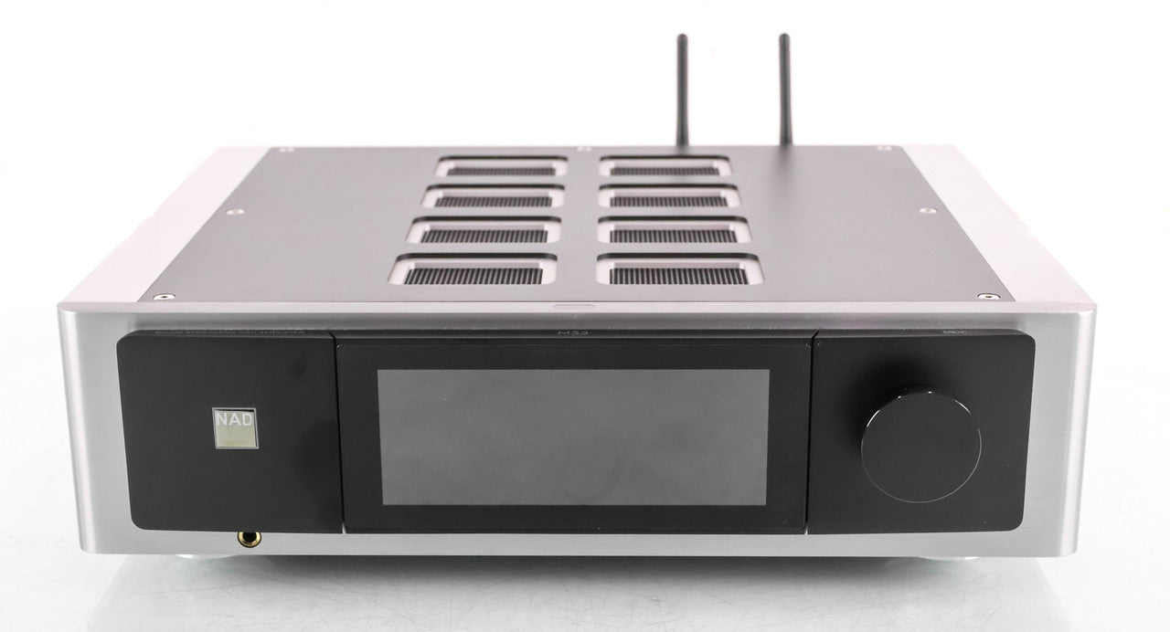 NAD M33 Stereo BluOS Streaming Integrated Amplifier; M-33; Remote; MM / MC Phono