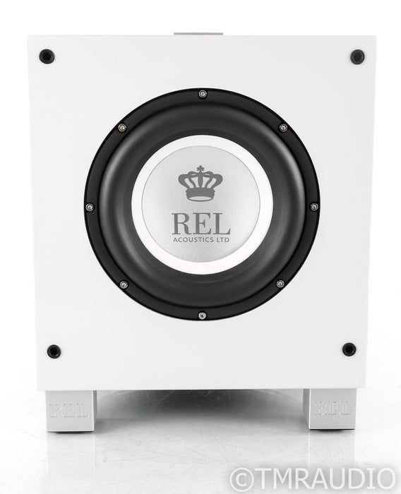 REL T/7i 8" Powered Subwoofer; T7i; Gloss White