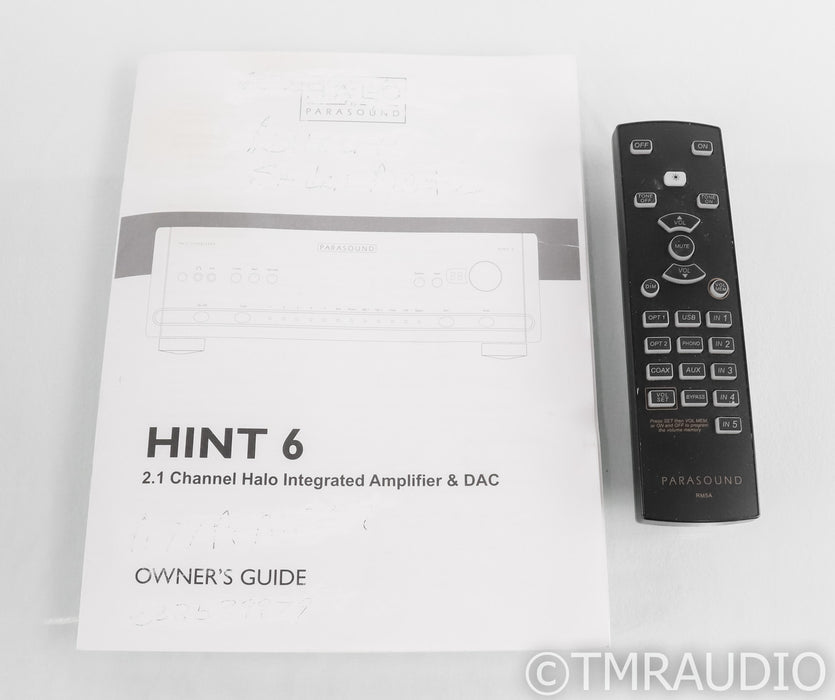 Parasound Halo Hint 6 Stereo Integrated Amplifier; Remote; USB