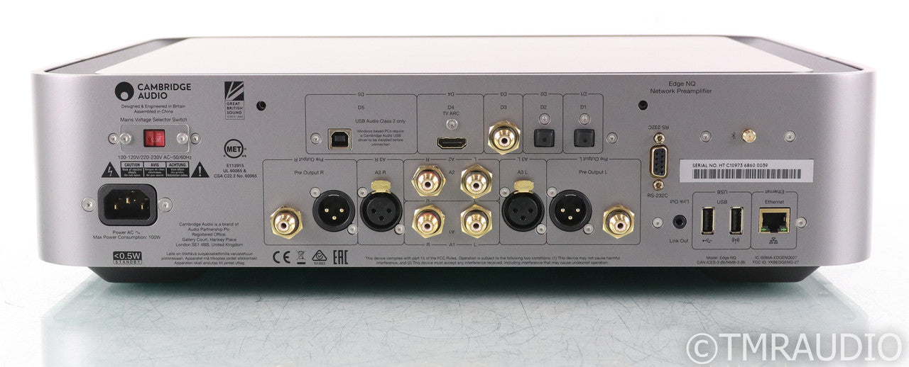 Cambridge Audio Edge NQ Stereo Wireless Streaming Preamplifier; Remote