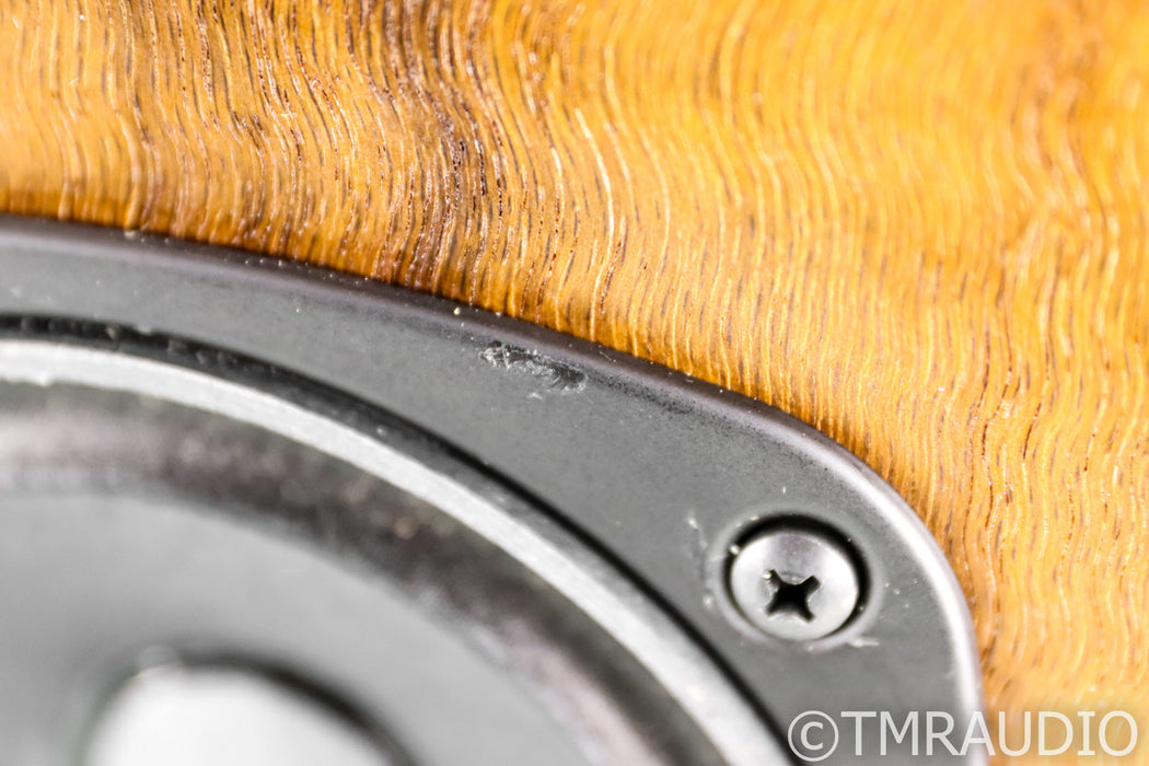 Omega Super 3 High Output Bookshelf Speakers; Fumed Curly Oak Pair