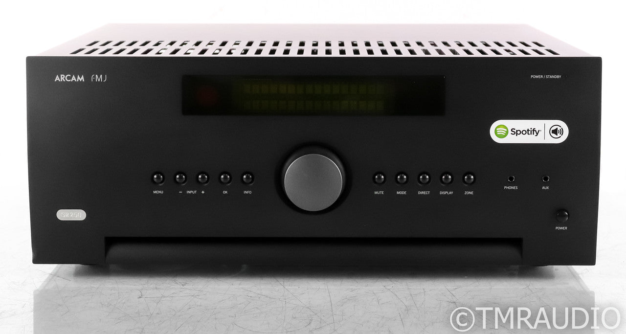 ARCAM SR250 Stereo Integrated Amplifier; SR-250; Remote; Black