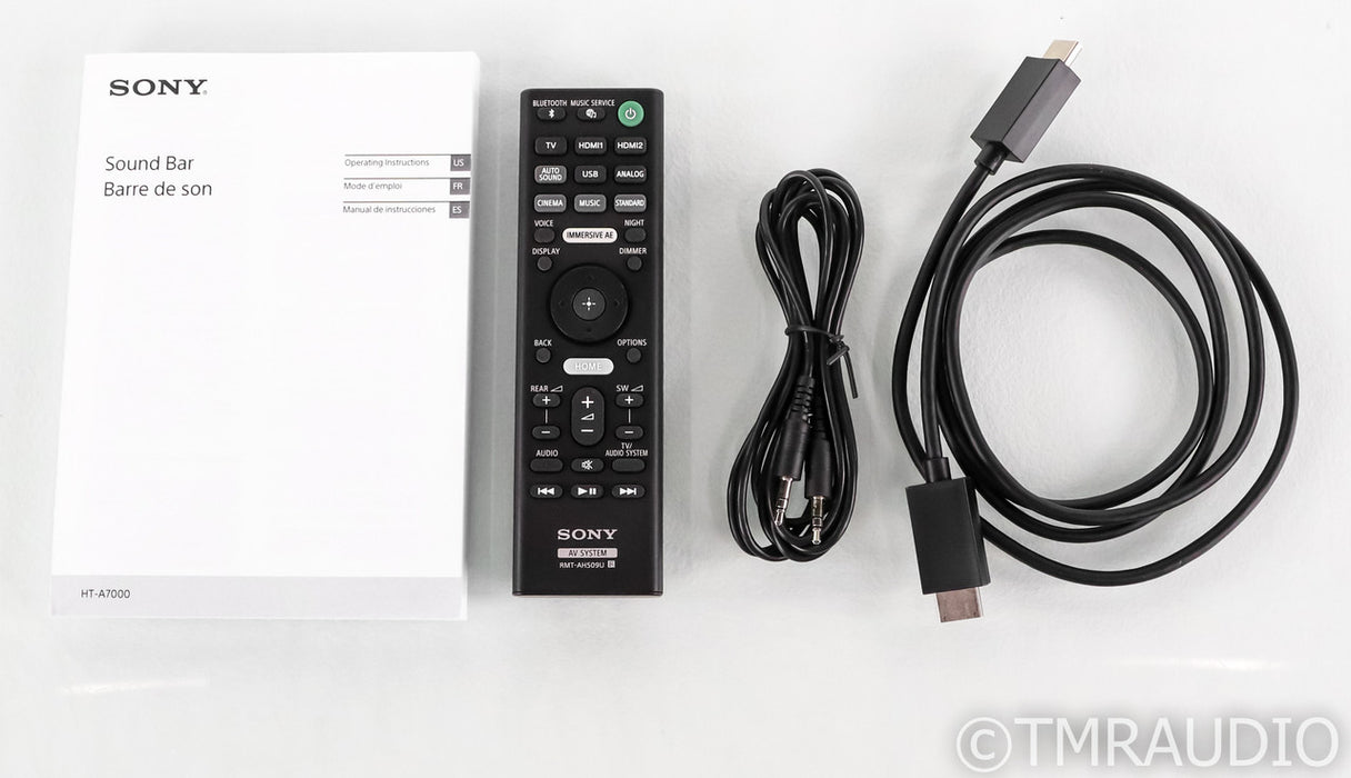 Sony HT-A7000 7.1.2 Channel Home Theater Soundbar; HTA7000; Atmos