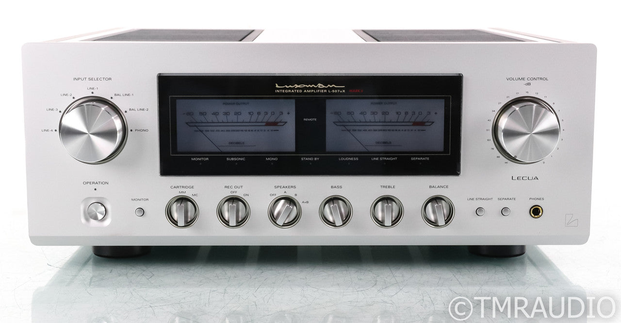 Luxman L-507uX Mark II Stereo Integrated Amplifier; L507UX; MkII; MM / MC Phono