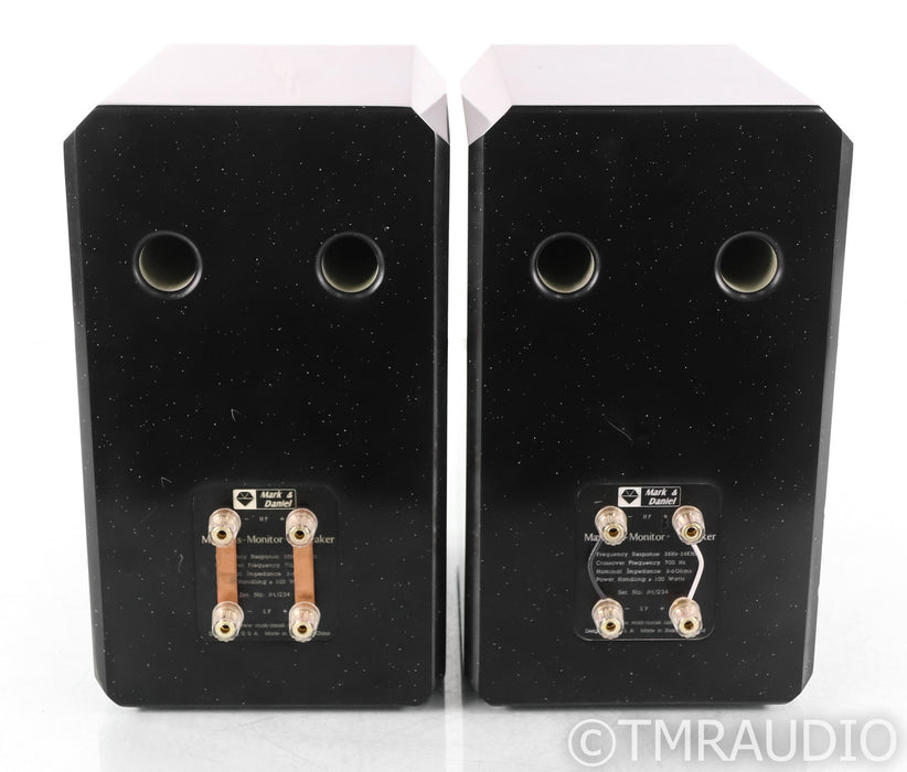 Mark & Daniel Maximus Monitor Bookshelf Speaker; Black Pair