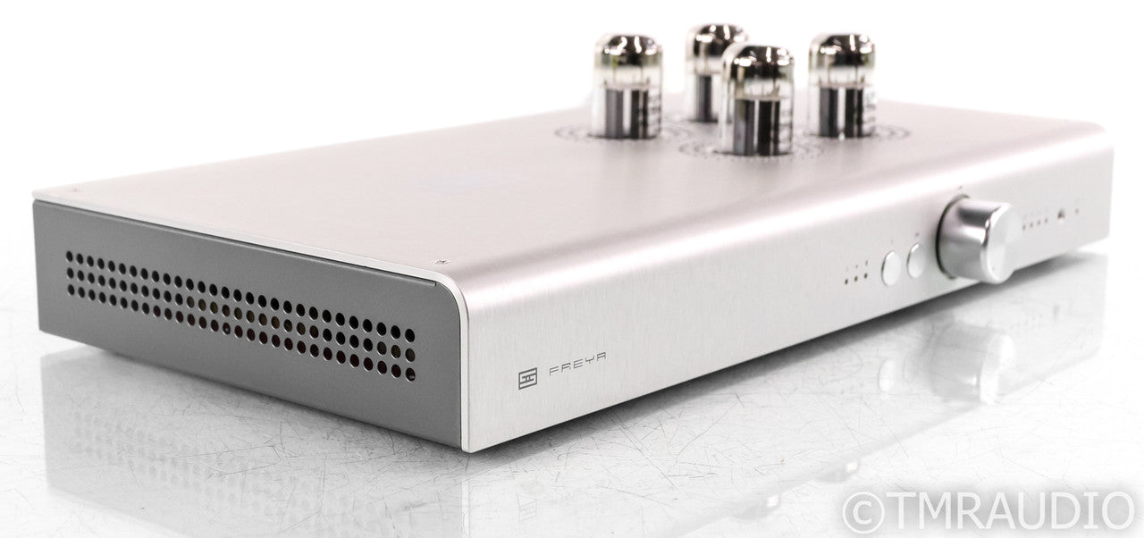 Schiit Freya Stereo Tube Hybrid Preamplifier; Silver; Remote