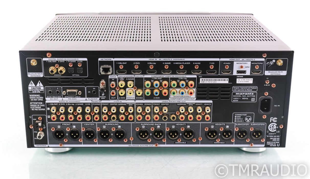 Marantz AV7703 Stereo Preamplifier; AV-7703; Remote; Pre-tuner