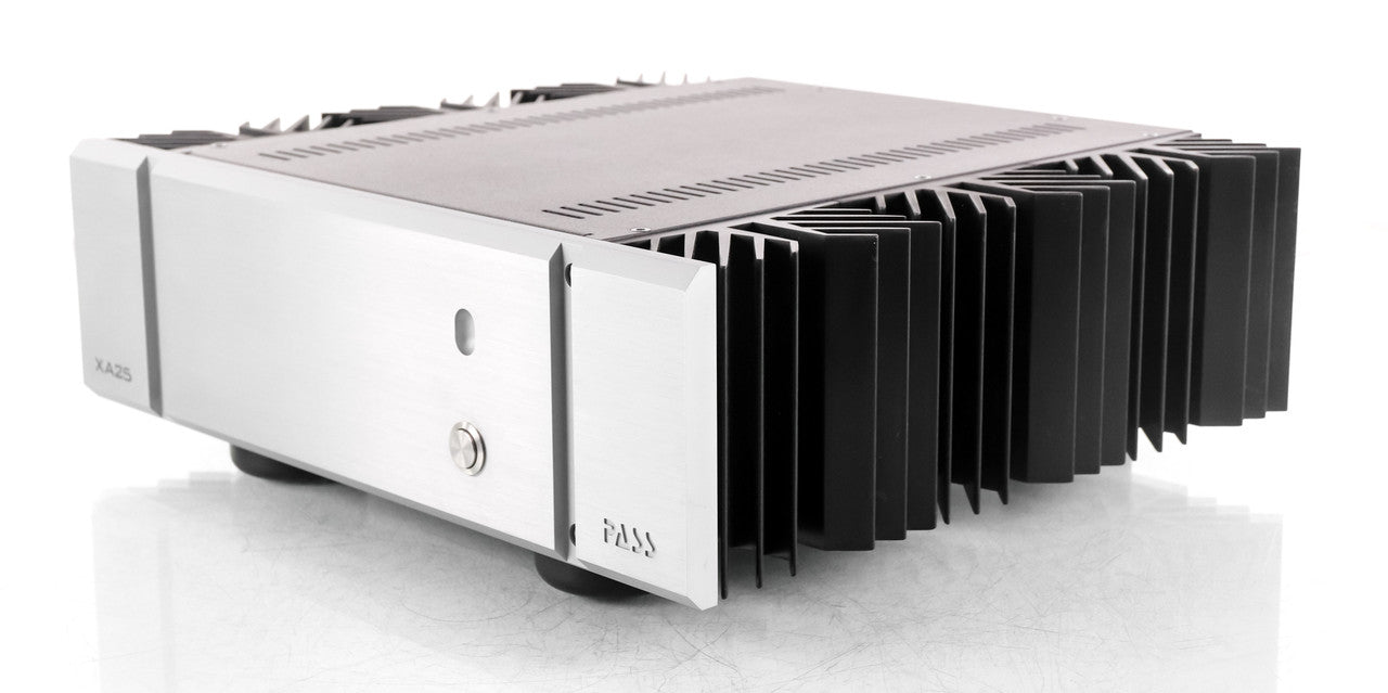 Pass Labs XA25 Stereo Power Amplifier; XA-25; Silver; Nelson Pass