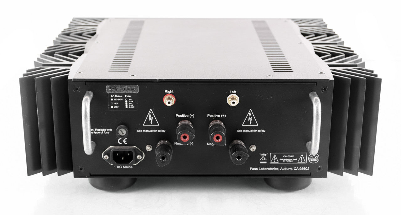 Pass Labs XA25 Stereo Power Amplifier; XA-25; Silver; Nelson Pass