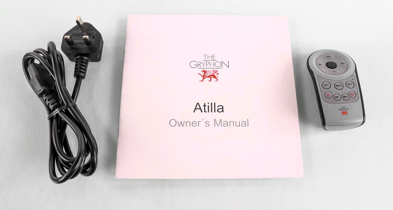 Gryphon Atilla Stereo Integrated Amplifier; Remote
