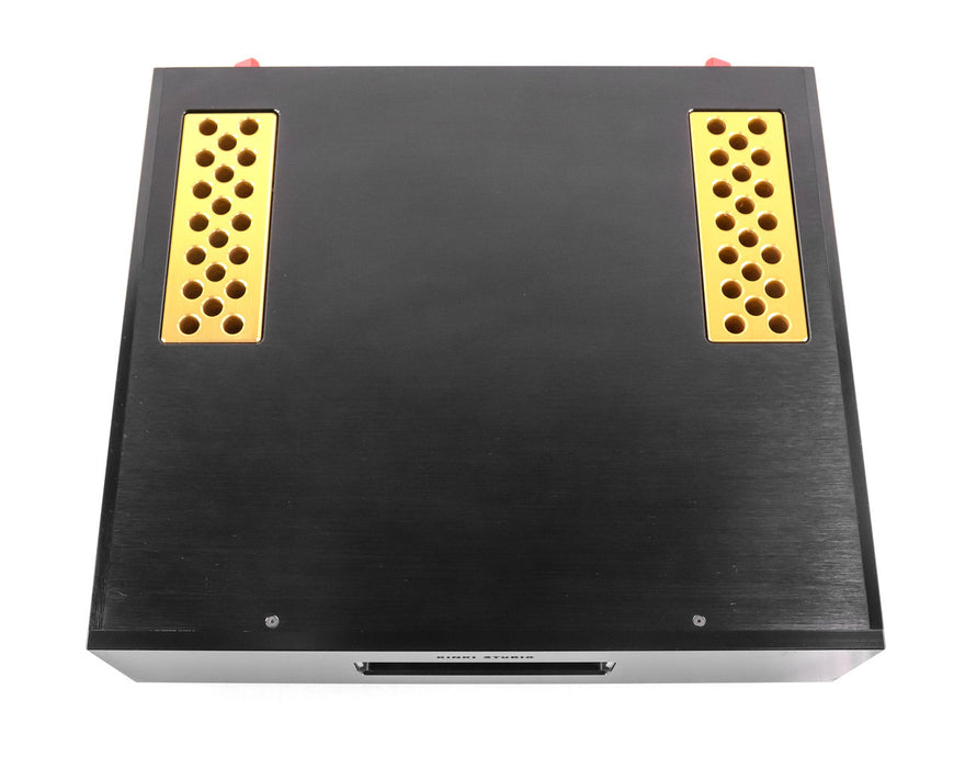 Kinki Studio EX-M7 Stereo Power Amplifier; EXM7; M-7; Black & Gold