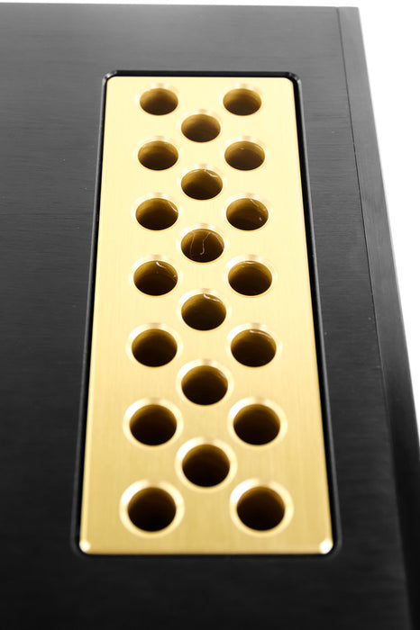 Kinki Studio EX-M7 Stereo Power Amplifier; EXM7; M-7; Black & Gold