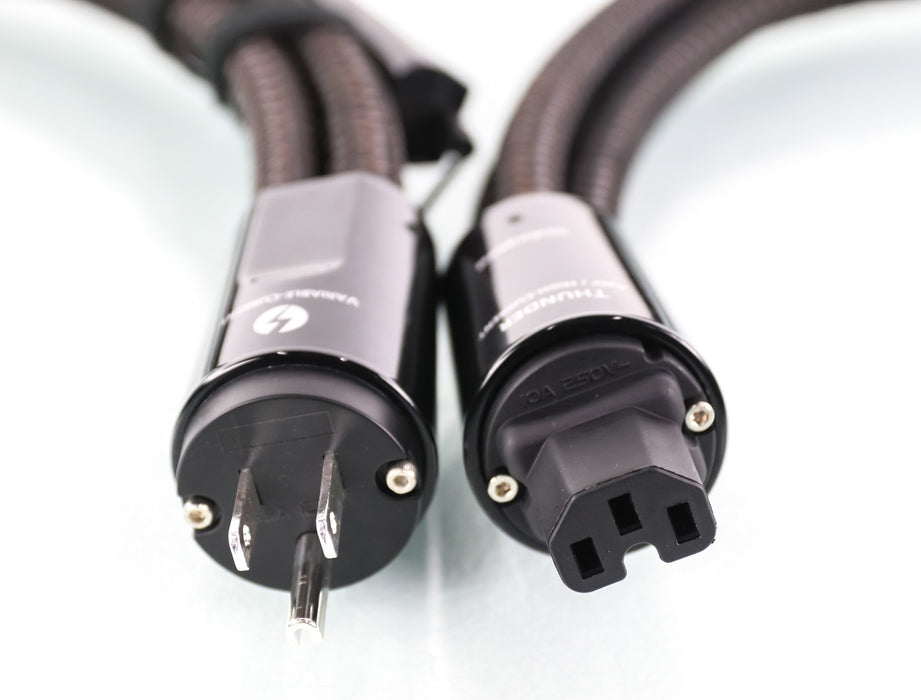 AudioQuest Thunder High-Current Power Cable; 2m AC Cord; 72v DBS