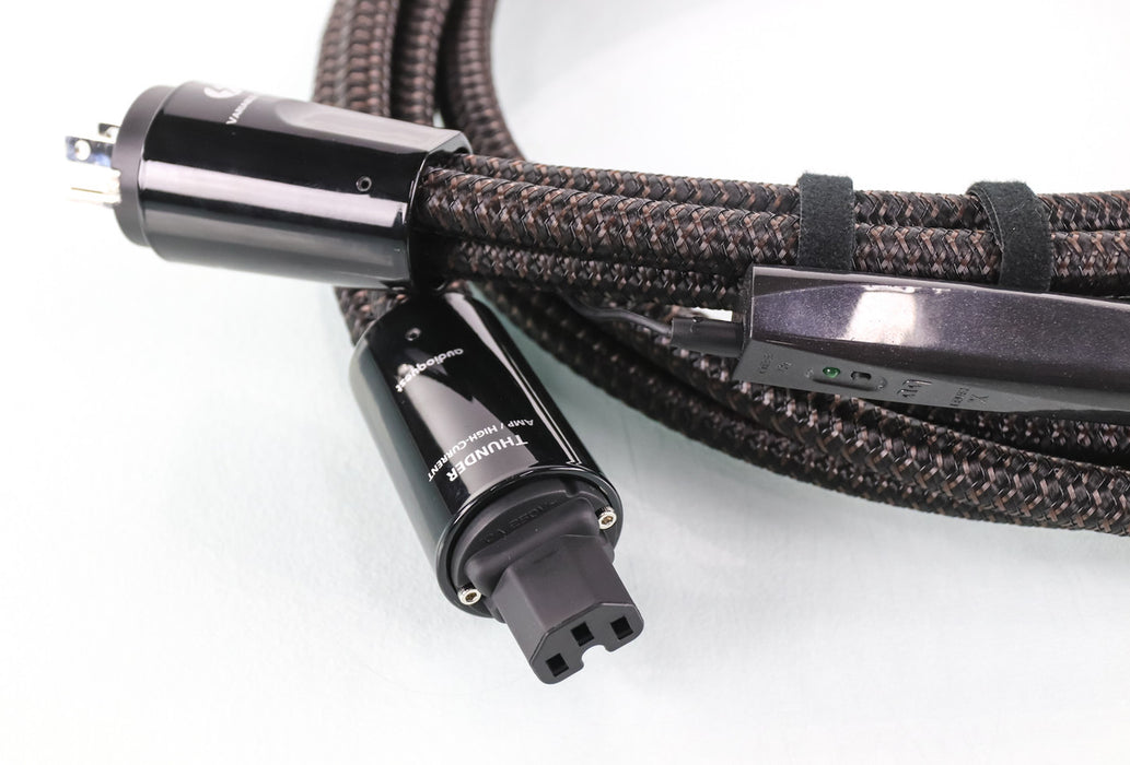 AudioQuest Thunder High-Current Power Cable; 2m AC Cord; 72v DBS