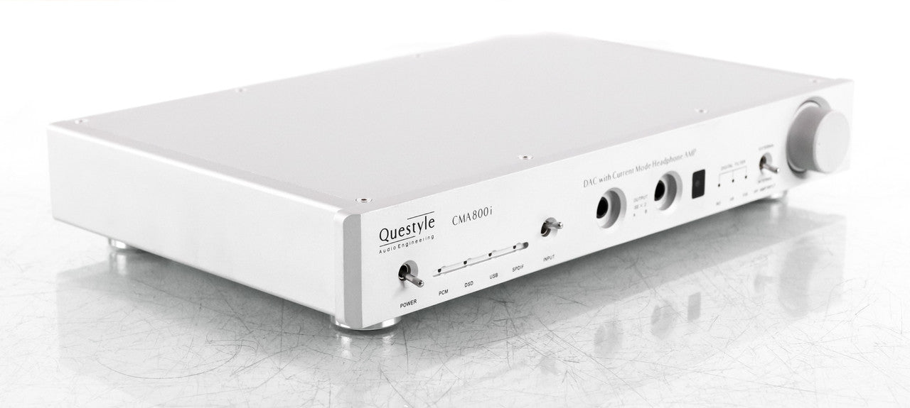 Questyle CMA800i DAC / Headphone Amplifier; USB; Silver; CMA-800i (No Remote)
