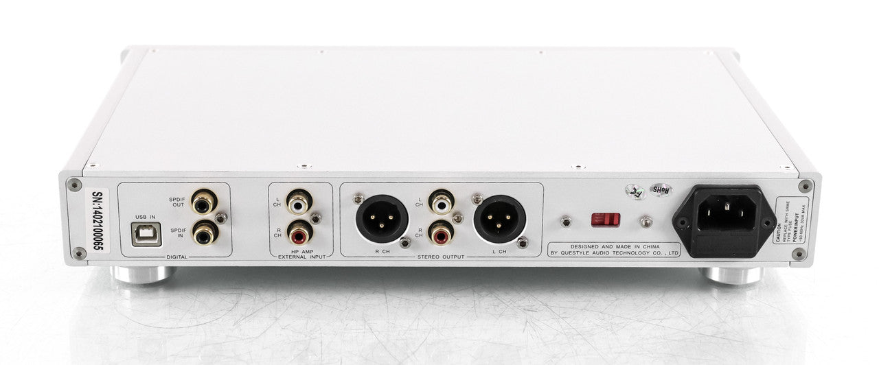 Questyle CMA800i DAC / Headphone Amplifier; USB; Silver; CMA-800i (No Remote)