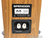 Spendor A4 Floorstanding Speakers; A-4; IsoAcoustics; Walnut Pair