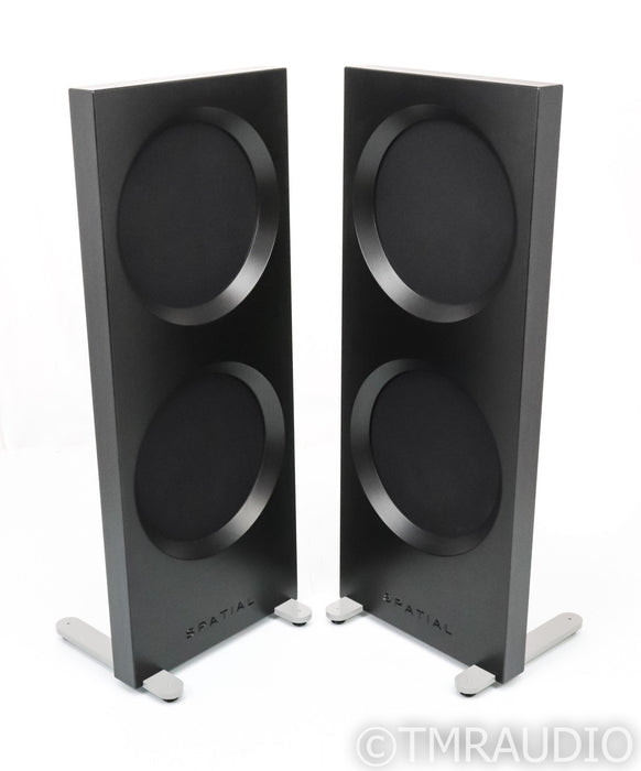 Spatial M3 Hologram Turbo S Floorstanding Speakers; M-3; Black Open Baffle Pair