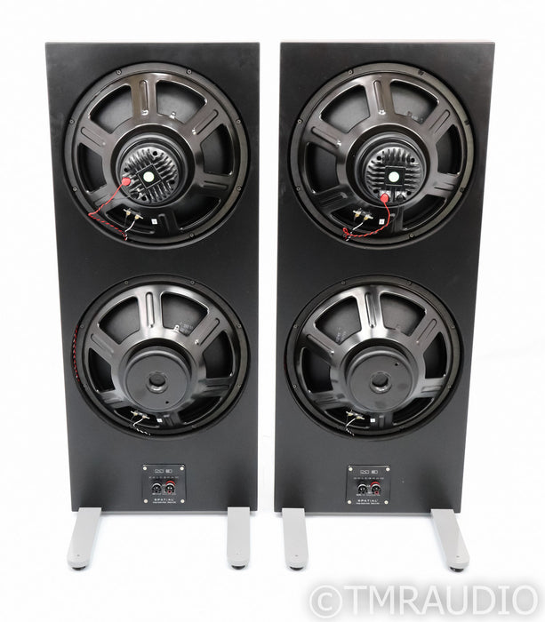 Spatial M3 Hologram Turbo S Floorstanding Speakers; M-3; Black Open Baffle Pair