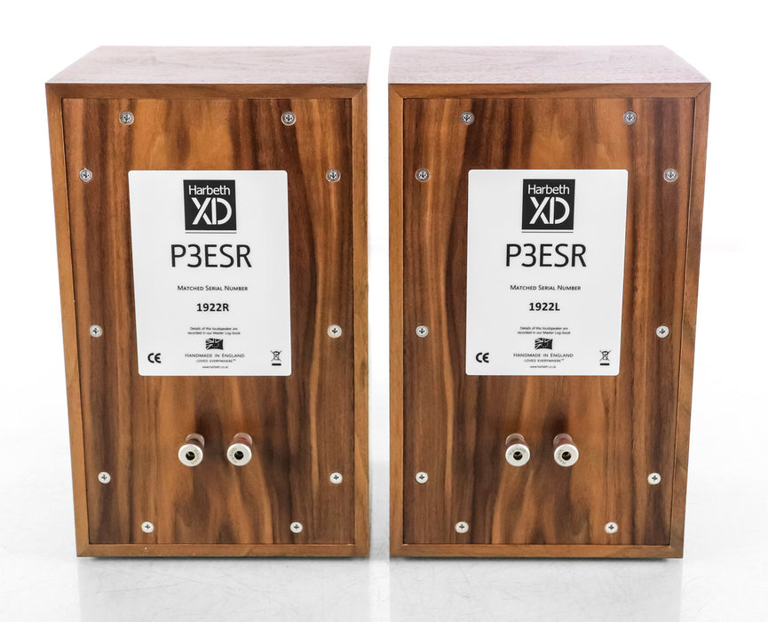 Harbeth P3ESR XD Bookshelf Speakers; Walnut Pair (Open Box)