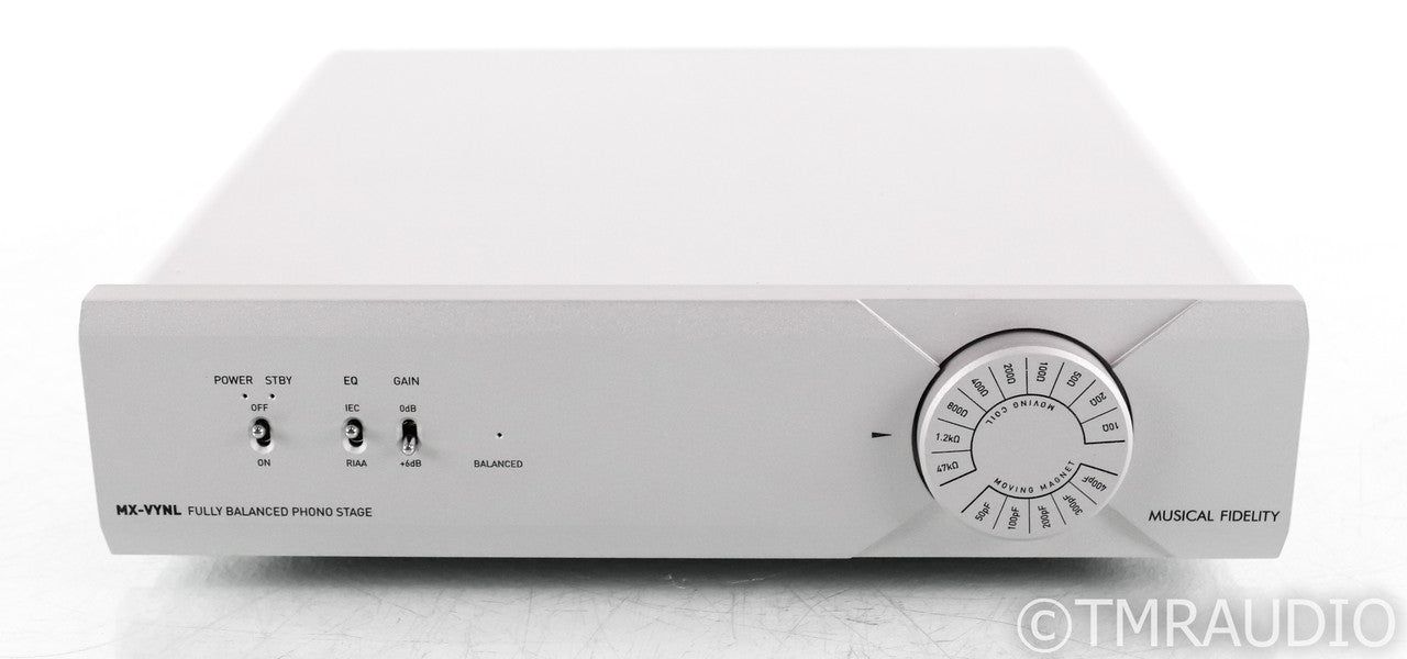 Musical Fidelity MX-Vynl MM / MC Phono Preamplifier; Silver (Open Box)