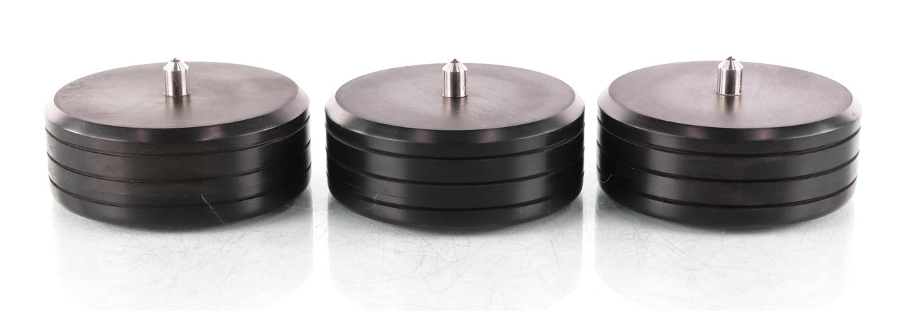 Shun Mook Mpingo Giant Diamond Isolation Footers; Set of Three