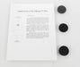 Shun Mook Mpingo Giant Diamond Isolation Footers; Set of Three