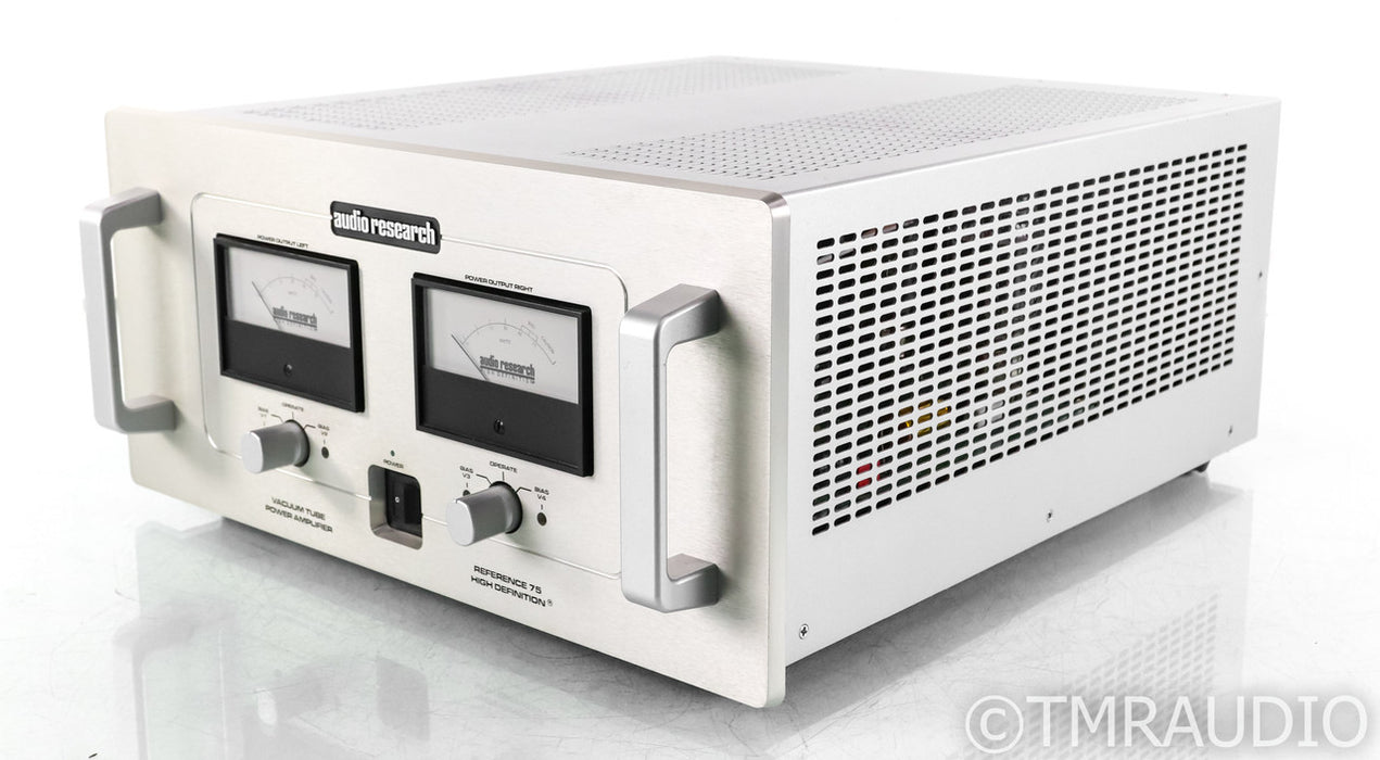 Audio Research Reference 75 Stereo Tube Power Amplifier; Ref 75; Silver