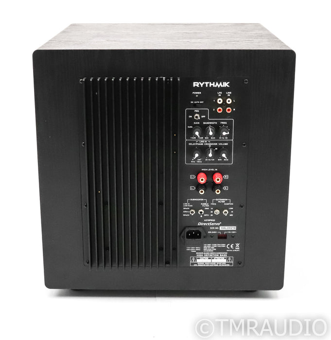 Rythmik F-12 12" Powered Subwoofer; A370PEQ3 Amp; Black; F12