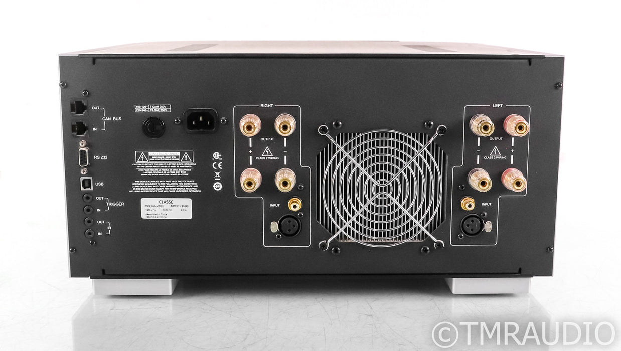 Class CA-2300 Stereo Power Amplifiers; CA2300; Silver & Black