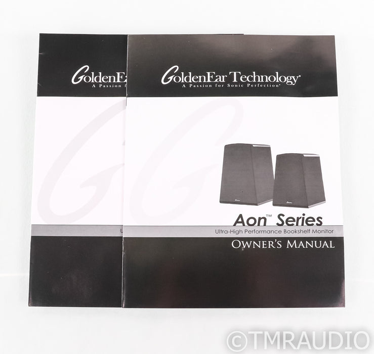 Golden Ear Aon 2 Bookshelf Speakers; Black Pair