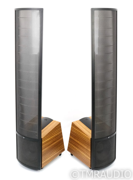 Martin Logan Montis Floorstanding Electrostatic Hybrid Speakers; Zebra Wood Pair