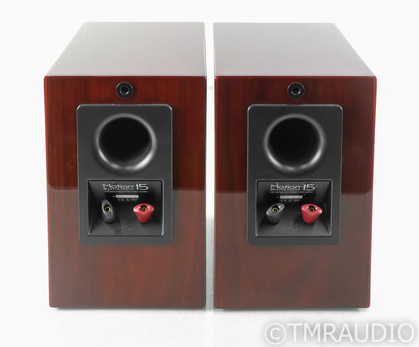 Martin Logan Motion 15 Bookshelf Speakers; Cherrywood Pair; Fifteen