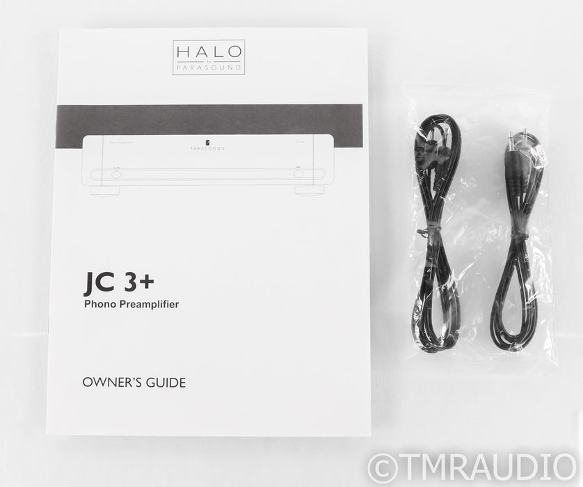 Parasound JC 3+ MM / MC Phono Preamplifier; Black; JC3+; John Curl