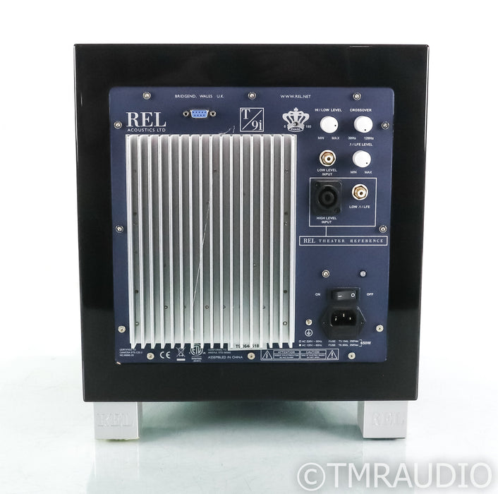 REL T9/i 10" Powered Subwoofer; Gloss Black; T9i