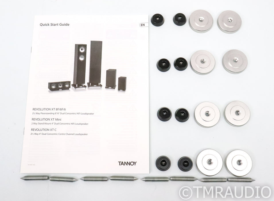 Tannoy Revolution XT8F Floorstanding Speakers; XT-8F; Gloss White Pair